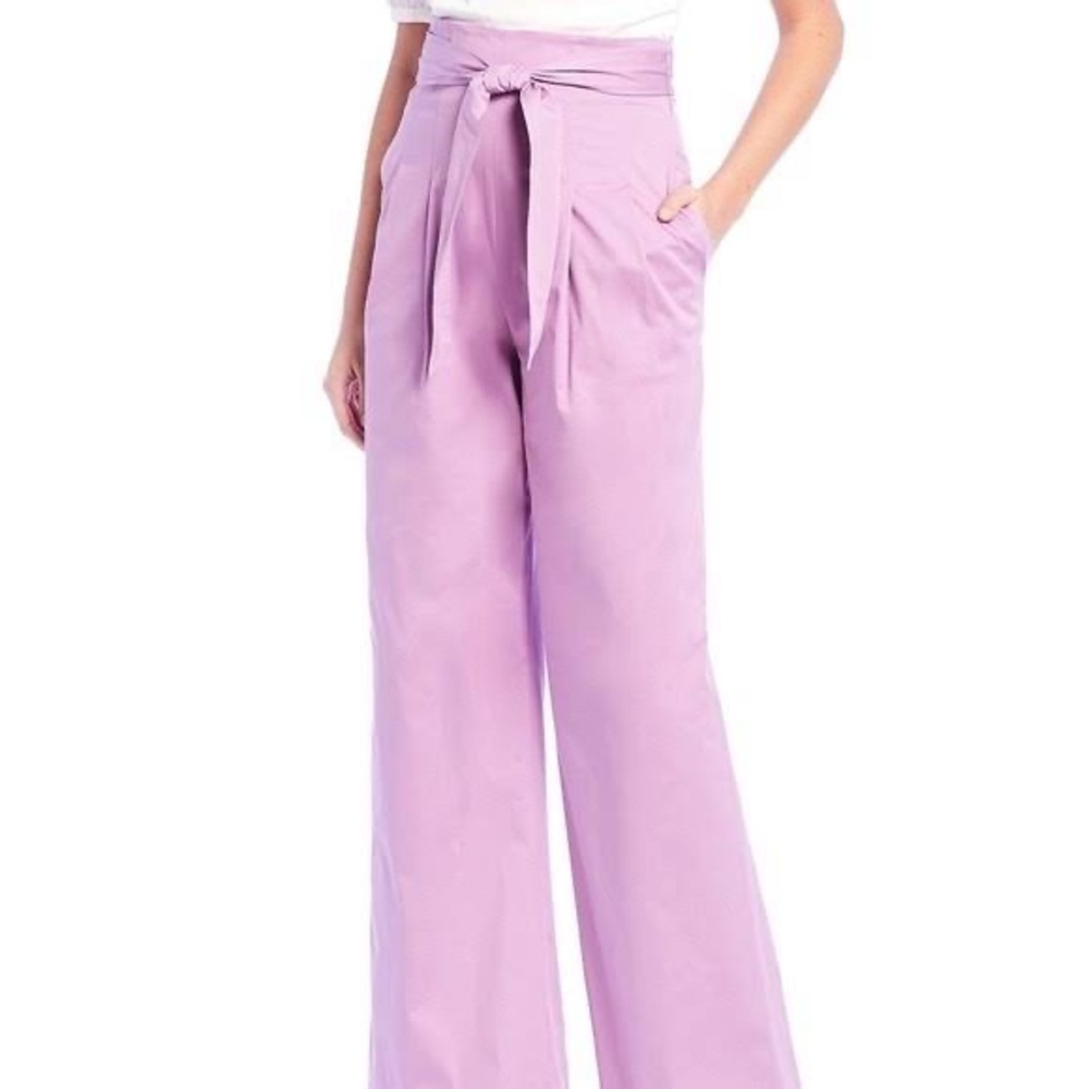 Antonio Melani purple high waist pants